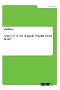 Reduction in cost of...