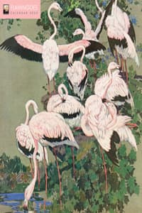 Flamingoes Wall Cale...