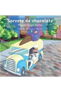 Sorvete de chocolate