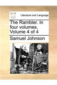 The Rambler. in Four...