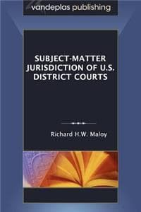 Subject-Matter Juris...