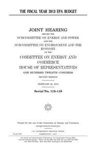 fiscal year 2013 EPA...