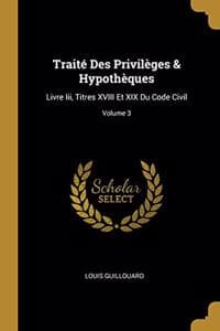 Traité Des Privilège...