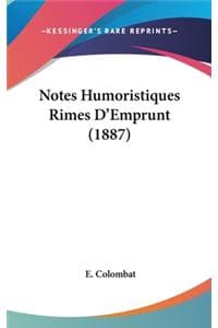 Notes Humoristiques ...