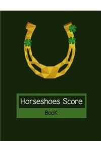 Horseshoes Score Book