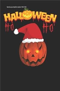 Santa pumpkin eater HO HO
