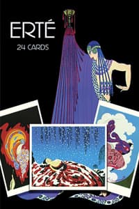 Erte Postcards in Fu...