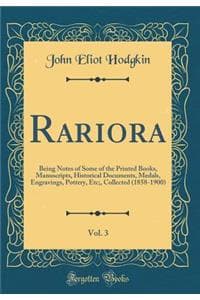 Rariora, Vol. 3: Bei...