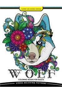 Wolf Coloring book f...