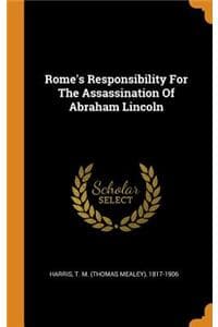 Rome's Responsibilit...