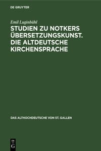Studien zu Notkers Ü...