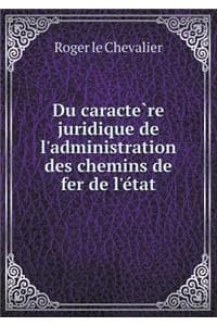 Du caractère juridi...