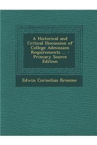 Historical and Criti...