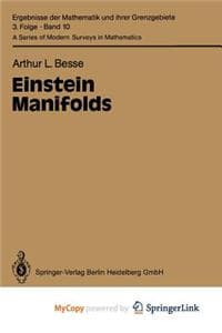 Einstein Manifolds