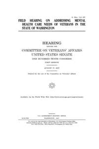 Field hearing on add...
