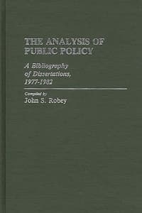 Analysis of Public Policy