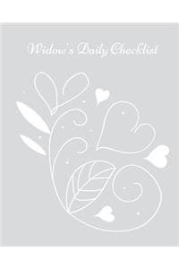 Widow's Daily Checklist