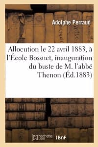 Allocution Prononcée...