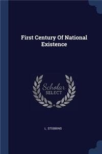 First Century Of Nat...