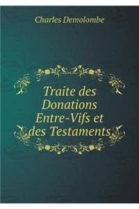 Traite Des Donations...