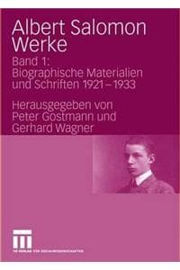 Albert Salomon Werke