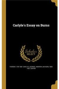 Carlyle's Essay on Burns