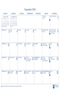 2026 Parish Wall Calendar