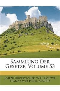Sammlung Der Gesetze...