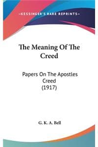 Meaning Of The Creed